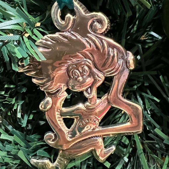 Dr Seuss Thing 2 Ornament Silver-tone Metal Official Movie Merchandise - Picture 6 of 6